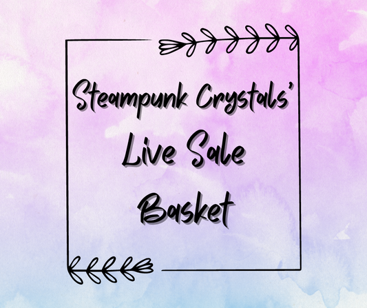 Steampunk crystals' Basket